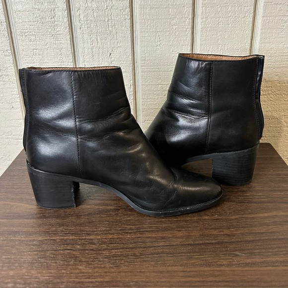 Madewell Pauline Leather Booties, size 8.5. - Picture 4 of 9